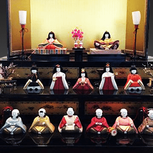 原米州 木目込み雛人形