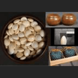 最高峰日向特産スワブテ蛤碁石雪37号 本桑碁笥