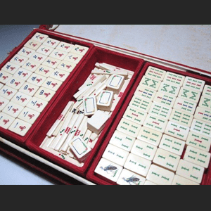 本象牙無垢材 最高級麻雀牌