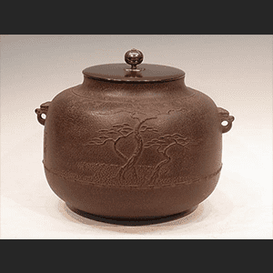 角谷一圭 真形釜 松林の図