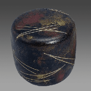 五代川端近左 松葉蒔絵大棗