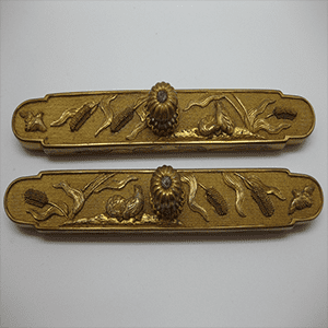 明治天皇下賜文鎮 ボンボニエール 純金製