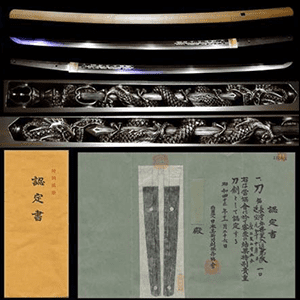 南紀徳川家伝来!龍欄間透彫『長曽祢興里入道虎徹』特別貴重刀剣