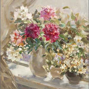 ロマン・ヴァシリエヴィッチ・ゲルシャニク作：花の絵