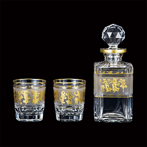 ヴァルサンランペール 金彩デカンタ＆グラスセット